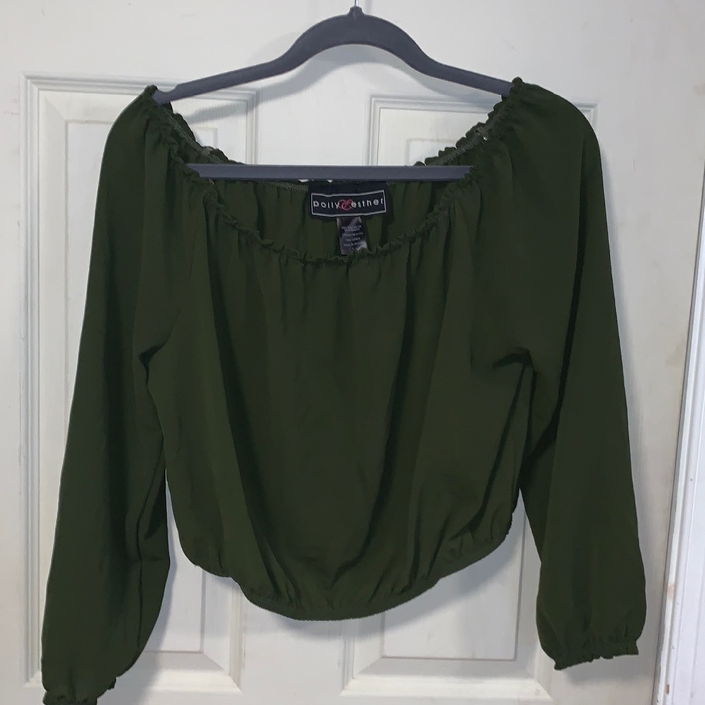 Off Shoulder Long Sleeve Top